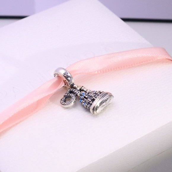 Pandora Summer Collection Disney Parks Dangle Charm Disney 5th Year Anniversary - Picture 2 of 6
